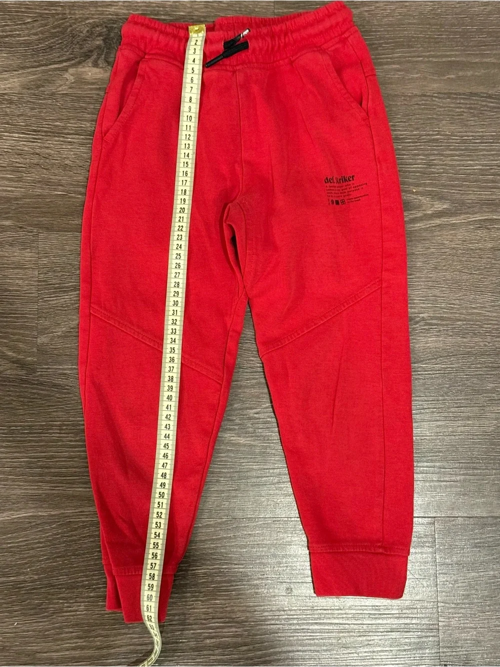 Zara Kids Red Jogger Sweatpants